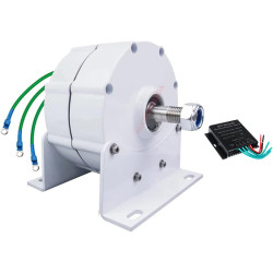 HUIZHITENGDA 3000W 450 RPM Dreiphasen-Generator Permanentmagnet Generator, Gearless AC Alternator Für Vertikale Oder Horizontale