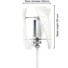 HUIZHITENGDA Niedriggeräusches 10000W 220 V Home Vertikaler Windergie -Turbinengenerator Kit 12 V 24 V 48 V Coreless Niedrige