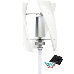 HUIZHITENGDA Niedriggeräusches 10000W 220 V Home Vertikaler Windergie -Turbinengenerator Kit 12 V 24 V 48 V Coreless Niedrige