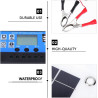 HUIZHITENGDA 300W12V Tragbare Solarpanel für Wandern und Camping, Solar Generator Hohe Effizienz RV Marine Boot Off Grid