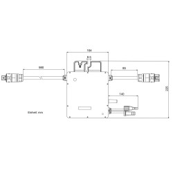 Hoymiles HM-350 Solar Mikro Inverter 350 Watt AC Wechselrichter für ein PV Modul von 280Wp bis zu 440Wp AI Affiliate