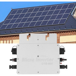 GTB 800 Micro Grid Tie Inverter, 800W, WIFI Steuerung, DC zu AC Solar Inverter, IP65 Waterproof, Automatische Identifikation,