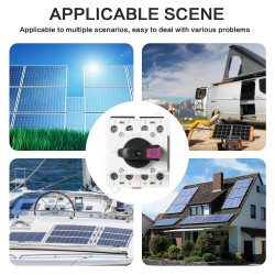 Jadeshay Photovoltaik DC Trennschalter 4P 1000V 32A Photovoltaischer DC-Trennschalter Schalter for Solarpanelsystem AI Affiliate