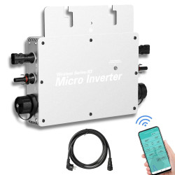 Jadeshay Wechselrichter PV Grid Tie Inverter MPPT Micro Solar Inverter Grid Tie Wasserdicht mit Wi-Fi Mobiltelefon