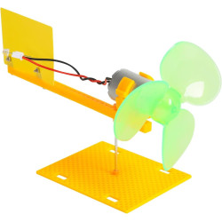 Jadeshay Windräder, Wind Strom Generator 0.01-24V Windturbinen-Kit, Windgenerator, Mikro-Windturbinen-Stromgenerator-Kit,