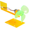 Jadeshay Windräder, Wind Strom Generator 0.01-24V Windturbinen-Kit, Windgenerator, Mikro-Windturbinen-Stromgenerator-Kit,