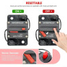 Kfz-Leistungsschalter, 20 A Leitungsschutzschalter-Halter, 12-48 V Gleichstrom, Boot, Marine, manueller Reset-Schalter mit