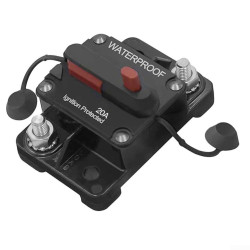 Kfz-Leistungsschalter, 20 A Leitungsschutzschalter-Halter, 12-48 V Gleichstrom, Boot, Marine, manueller Reset-Schalter mit