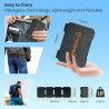 Solar Ladegerät 40W, FlexSolar ETFE Monokristallines Solarpanel Faltbar 3-Port USB PD18W QC3.0 Type-C Tragbares Solarladegerät