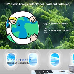 Solar Ladegerät 40W, FlexSolar ETFE Monokristallines Solarpanel Faltbar 3-Port USB PD18W QC3.0 Type-C Tragbares Solarladegerät
