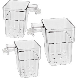 Aquarium-Pflanzkorb, transparent, für Hobbyisten und Profis, 3 Stück