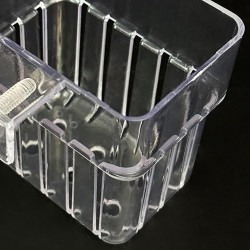 Aquarium-Pflanzkorb, transparent, für Hobbyisten und Profis, 3 Stück