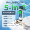 Forever Speed pH Wert Messgerät 5 in 1 pH/EC/TDS/Salzgehalt/Temperatur Hohe Präzision Digitales pH Messgerät Wasser TDS