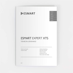 ESMART Economy EXM Motor-Leinwand 217 cm Bild 180 x 135 cm (89") | Format 4:3 | Fernbedienung | Heimkino elektrische Beamer