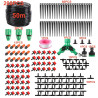 HUAZIZ 200 Stück Bewässerung Kit, 50 Meter Tropfbewässerung Garten Bewässerungssystem DIY Micro Drip System Automatische