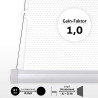 ESMART Economy EXM Motor-Leinwand 217 cm Bild 180 x 135 cm (89") | Format 4:3 | Fernbedienung | Heimkino elektrische Beamer