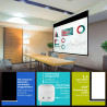 ESMART Economy EXM Motor-Leinwand 217 cm Bild 180 x 135 cm (89") | Format 4:3 | Fernbedienung | Heimkino elektrische Beamer