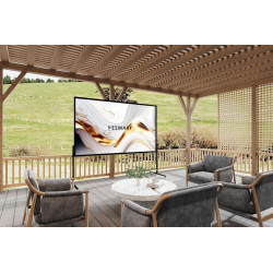 ESMART Economy EXM Motor-Leinwand 217 cm Bild 180 x 135 cm (89") | Format 4:3 | Fernbedienung | Heimkino elektrische Beamer