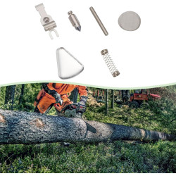 LT Easiyl 2 Set Rasenmäher Vergaser Membran Reparatursatz 038153410 Vergaser Dichtungssatz 038153370 Kompatibel mit Zama RB-201
