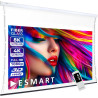ESMART Economy EXM Motor-Leinwand 217 cm Bild 180 x 135 cm (89") | Format 4:3 | Fernbedienung | Heimkino elektrische Beamer