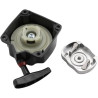 Pumixiy Rasenmäher-Starter-Komponenten, Rückstoß-Starter-Set, mit Antriebsplatte, kompatibel mit PGBC-5200, PGMT-5200,