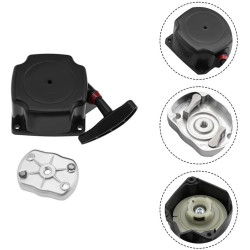 Pumixiy Rasenmäher-Starter-Komponenten, Rückstoß-Starter-Set, mit Antriebsplatte, kompatibel mit PGBC-5200, PGMT-5200,
