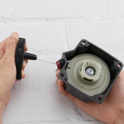 Pumixiy Rasenmäher-Starter-Komponenten, Rückstoß-Starter-Set, mit Antriebsplatte, kompatibel mit PGBC-5200, PGMT-5200,