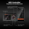 Spider Farmer Abluftset 100mm/4 Inch Rohrventilator mit GGS Temp Feucht Controller, WiFi App Steuerung, Aktivkohlefilter