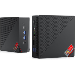 ACEMAGICIAN AM06Pro Mini PC, AMD Ryzen 7 5825U (8C/16T, bis zu 4.5Ghz),16GB DDR4 512GB M.2 SSD Micro PC mit Windows 11 Pro | 4K