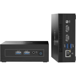 LETSUNG Mini-PC GoLite 11 mit Intel Celeron N4000 (bis zu 2,6 GHz), 8 GB LPDDR4, 128 GB M.2 SSD, Mini-PC, Windows 11 Pro,