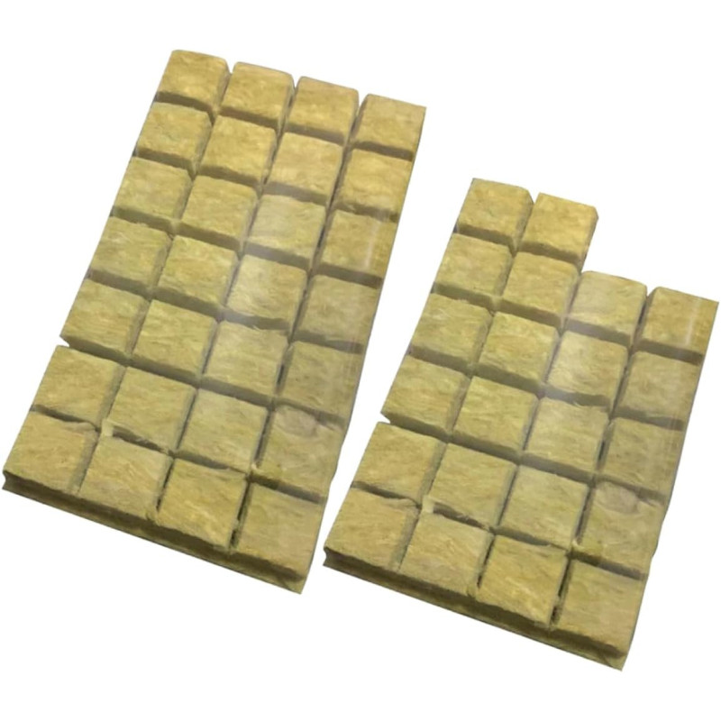 BESTonZON 100 Stück Indoor Hydroponic Starter Plugs Anzuchtwürfel für Pflanzen für DIY Projekte Lösung für Gemüse Garten Hohe