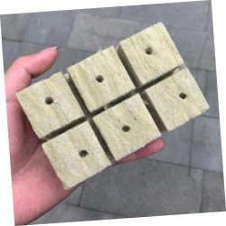 BESTonZON 100 Stück Indoor Hydroponic Starter Plugs Anzuchtwürfel für Pflanzen für DIY Projekte Lösung für Gemüse Garten Hohe