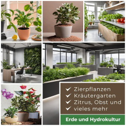 Blusana Premium Universal Flüssigdünger NPK Dünger 6-3-6 für Zierpflanzen Obst- und Gemüse Hydrokultur Erde Hydroponik