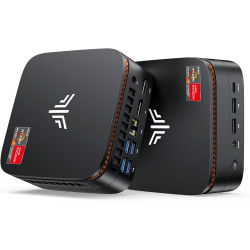 NiPoGi Hyper H1 Mini PC W-11 PRO ΑΜD Ryzen 7 6800H(Max 4.7GHz,8C/16T) 32GB(16+16GB) DDR5 4800MHz/1TB M.2 NVMe SSD, Desktop PC