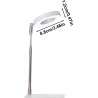 Plant Light, LED Grow Lamp, Dimmable Hydroponic Fixture with Timer, Indoor Lighting Solution for Greenhouse, Flower Growth,