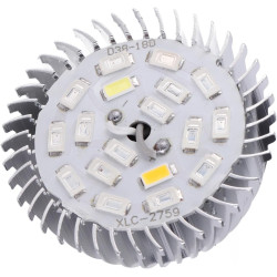 Dioche Pflanzenleuchte, Vollspektrum 18W LED Pflanzenlampe, Hydrokulturlampe für Indoor-Garten, Gewächshausbepflanzung und