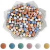 500g 7-8 mm Clay Kiesel Gartenarbeit Ceramsite Orchidee Hydroponische Pflanzung, Dekosteine Kieselsteine Natur Sand Kies Natur,