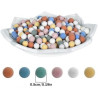 500g 7-8 mm Clay Kiesel Gartenarbeit Ceramsite Orchidee Hydroponische Pflanzung, Dekosteine Kieselsteine Natur Sand Kies Natur,