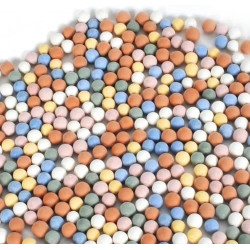 500g 7-8 mm Clay Kiesel Gartenarbeit Ceramsite Orchidee Hydroponische Pflanzung, Dekosteine Kieselsteine Natur Sand Kies Natur,