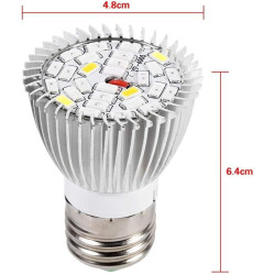 Zerodis LED Wachsen Glühbirne 5W E27 Hochleistungs-Panel Vollspektrum LED Gewächshaus Hydroponische Gemüse Topfblume Pflanze