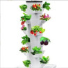 30 Pods Hydroponics Tower Garden Hydroponic Growing System Aeroponics Growing Kit for Herbs of