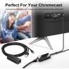 Ethernet-Adapter für Fire TV Stick & Chromecast, Micro USB auf RJ45 LAN Netzwerkadapter, 100 Mbps Ethernet-Adapter AI Affiliate