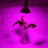 LED-Wachstumslampe, 24 W, E27, leistungsstarkes Panel, Vollspektrum, 200 LEDs, Gewächshaus, Hydrokultur, Gemüse, Topfblume,