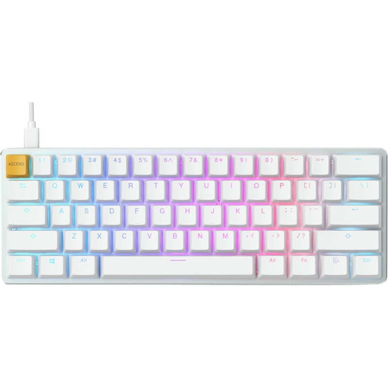 Glorious Gaming GMMK Full Size (100%) Barebones (Frame Only) – Mechanisches Gaming-Keyboard, tastenweise RGB-Beleuchtung,