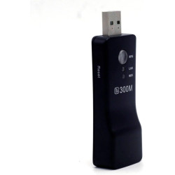 USB WiFi Signal Extender, 300Mbps Geschwindigkeit für Smart TVs und Netzwerkplayer, kompaktes und tragbares Design AI Affiliate