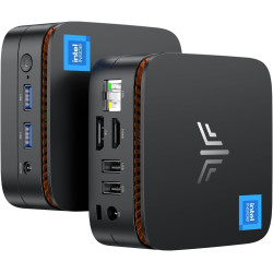 NiPoGi Essenx E1 Mini PC W-11 PRO Ιntel Twin Lake N150(Aufgerüstet N100) 16GB RAM 256GB M.2 SSD, Desktop PC Mini Computer