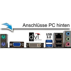 Komplett PC Intel i5 Allround/Multimedia Computer mit 3 Jahren Garantie! | Intel Core i5® 4430 Quad Core, 3.2 GHz | 8GB | 120GB