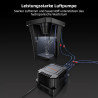 Spider Farmer DWC Hydrokultur Anbausystem mit 27 Liter/7 Gallonen Tiefwasserkultur, Neues Dreieckige Abdeckung Design,