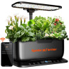 Spider Farmer SmartG12 Hydroponisches Anzuchtsystem, 12-Pods Indoor Garten mit 36W LED Pflanzenlampe Full-Spectrum, APP und WiFi