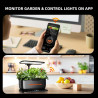 Spider Farmer SmartG12 Hydroponisches Anzuchtsystem, 12-Pods Indoor Garten mit 36W LED Pflanzenlampe Full-Spectrum, APP und WiFi